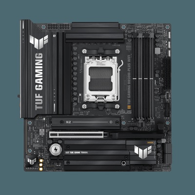  Asus TUF GAMING B850M-PLUS WIFI | Processor family AMD | Processor socket AM5 | DDR5 | Supported hard disk drive interfaces M.2