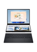  Asus | Zenbook Duo UX8406CA-PZ009W | Basalt Gray | 14  | OLED | Touchscreen | 3K | 2880 x 1800 pixels | Glossy | Intel Core Ultra 9 | 285H | 32 GB | LPDDR5X | Solid-state drive capacity 2000 GB | Intel Graphics | Windows 11 Home | 802.11be | Bluetooth version 5.4 | Keyboard language US international | Keyboard backlit