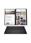  Asus | Zenbook Duo UX8406CA-PZ009W | Basalt Gray | 14  | OLED | Touchscreen | 3K | 2880 x 1800 pixels | Glossy | Intel Core Ultra 9 | 285H | 32 GB | LPDDR5X | Solid-state drive capacity 2000 GB | Intel Graphics | Windows 11 Home | 802.11be | Bluetooth version 5.4 | Keyboard language US international | Keyboard backlit Hover