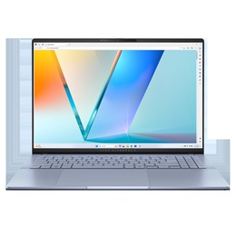  Asus Vivobook S 16 S5606CA-RI069W | Mist Blue | 16  | OLED | 3K | 2880 x 1800 pixels | Intel Core Ultra 7 | 255H | 16 GB | LPDDR5X | Solid-state drive capacity 1000 GB | Intel Arc Graphics | Windows 11 Home | 802.11be | Bluetooth version 5.4 | Keyboard language English | Keyboard backlit | Warranty 24 month(s)