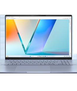  Asus Vivobook S 16 S5606CA-RI069W | Mist Blue | 16  | OLED | 3K | 2880 x 1800 pixels | Intel Core Ultra 7 | 255H | 16 GB | LPDDR5X | Solid-state drive capacity 1000 GB | Intel Arc Graphics | Windows 11 Home | 802.11be | Bluetooth version 5.4 | Keyboard language English | Keyboard backlit | Warranty 24 month(s)  Hover