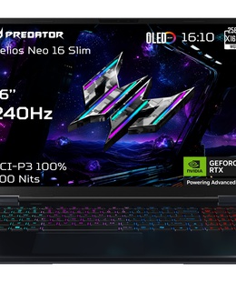  Acer Predator Helios Neo 16S AI PHN16S-71-95J5 16 FHD i9-275HX/64GB/1000GB/NVIDIA GF RTX 5070 Ti/Win11/ENG kbd/Black/2Y Warranty  Hover