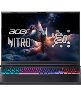  Acer | Nitro 18 AI AN18-61-R25V | Obsidian Black | 18  | IPS | WQXGA | 2560 x 1600 pixels | AMD Ryzen AI 7 | 350 | 16 GB | DDR5 | Solid-state drive capacity 1000 GB | NVIDIA GeForce RTX 5060 | GDDR7 | 8 GB | Windows 11 Home | 802.11ax | Bluetooth version 5.3 | Keyboard language US international | Keyboard backlit | Warranty 24 month(s)  Hover