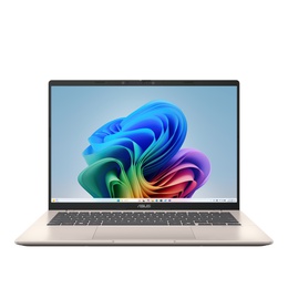  Asus Vivobook 14 X1407QA-LY045W | Platinum Gold | 14  | IPS | WUXGA | 1920 x 1200 pixels | 60 Hz | Anti-glare | Snapdragon X | X1 26 100 | 16 GB | LPDDR5X | Solid-state drive capacity 512 GB | Qualcomm Adreno GPU | Windows 11 Home | 802.11ax | Bluetooth version 5.3 | Keyboard language US international | Keyboard backlit | Warranty 24 month(s)