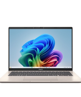  Asus Vivobook 14 X1407QA-LY045W | Platinum Gold | 14  | IPS | WUXGA | 1920 x 1200 pixels | 60 Hz | Anti-glare | Snapdragon X | X1 26 100 | 16 GB | LPDDR5X | Solid-state drive capacity 512 GB | Qualcomm Adreno GPU | Windows 11 Home | 802.11ax | Bluetooth version 5.3 | Keyboard language US international | Keyboard backlit | Warranty 24 month(s)  Hover