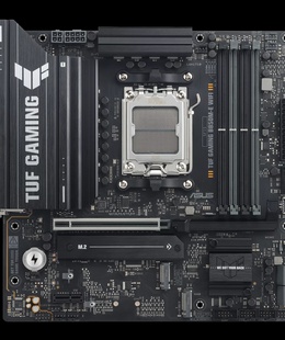  Asus TUF GAMING B850M-E WIFI | Processor family AMD | Processor socket AM5 | DDR5 | Supported hard disk drive interfaces SATA  Hover