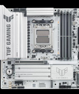  Asus TUF GAMING B850M-PLUS WIFI7 W | Processor family AMD | Processor socket AM5 | DDR5 | Supported hard disk drive interfaces SATA  Hover