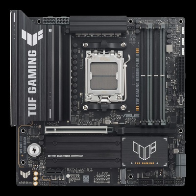  Asus TUF GAMING B850M-PLUS II | Processor family AMD | Processor socket AM5 | DDR5 | Supported hard disk drive interfaces SATA