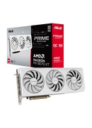  Asus Prime Radeon RX 9070 XT White OC Edition 16GB GDDR6 | AMD | 16 GB | Radeon RX 9070 XT | GDDR6 | HDMI ports quantity 1 | PCI Express 5.0