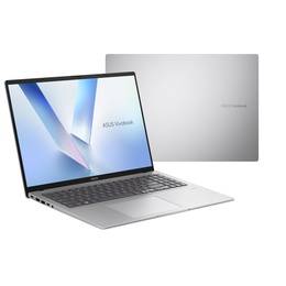  Asus Vivobook 16 M1607KA-MB186W | Cool Silver | 16  | IPS | WUXGA | 1920 x 1200 pixels | Anti-glare | AMD Ryzen AI 5 | 330 | 16 GB | DDR5 | Solid-state drive capacity 512 GB | AMD Radeon Graphics | Windows 11 Home | 802.11ax | Bluetooth version 5.3 | Keyboard language US international | Keyboard backlit | Warranty 24 month(s) | Battery warranty 12 month(s)