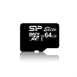  Silicon Power | Elite UHS-I | 64 GB | MicroSDXC | Flash memory class 10 | SD adapter