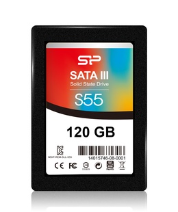 Silicon Power | Slim S55 | 120 GB | Solid-state drive interface SATA | Read speed 550 MB/s | Write speed 420 MB/s  Hover