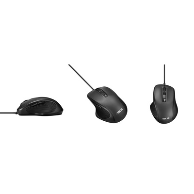 Pele Asus | Ergonomic Mouse | UX300 PRO | Wired optical mouse | Wired optical | USB 2.0 | Black