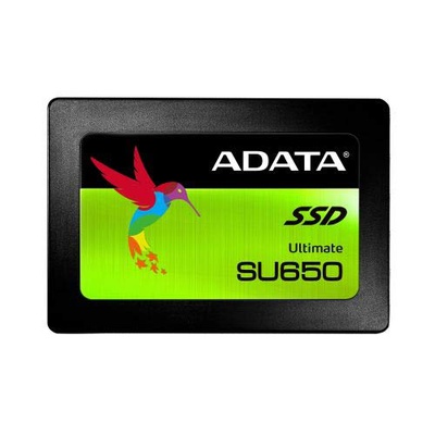  ADATA | Ultimate SU650 | ASU650SS-240GT-R | 240 GB | SSD form factor 2.5” | Solid-state drive interface SATA | Read speed 520 MB/s | Write speed 450 MB/s