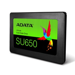  ADATA | Ultimate SU650 3D NAND SSD | 960 GB | SSD form factor 2.5” | Solid-state drive interface SATA | Read speed 520 MB/s | Write speed 450 MB/s
