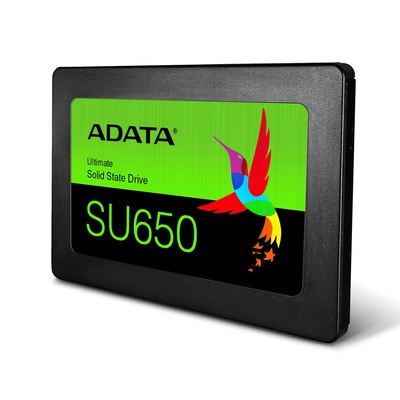  ADATA | Ultimate SU650 3D NAND SSD | 960 GB | SSD form factor 2.5” | Solid-state drive interface SATA | Read speed 520 MB/s | Write speed 450 MB/s