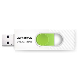  ADATA | USB Flash Drive | UV320 | 128 GB | USB 3.2 Gen1 | White/Green