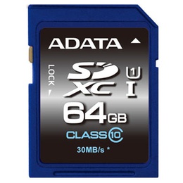  ADATA Premier 64 GB SDHC Flash memory class 10 No