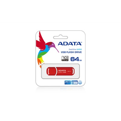  ADATA | UV150 | 64 GB | USB 3.0 | Red