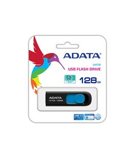 ADATA | UV128 | 128 GB | USB 3.0 | Black/Blue  Hover