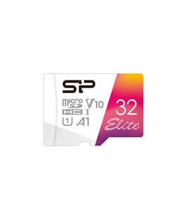 Silicon Power | microSDHC UHS-I Memory Card | Elite | 32 GB | microSDHC/SDXC | Flash memory class 10  Hover