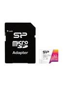 Silicon Power | microSDHC UHS-I Memory Card | Elite | 32 GB | microSDHC/SDXC | Flash memory class 10 Hover
