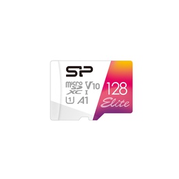  Silicon Power | microSDHC UHS-I Memory Card | Elite | 128 GB | microSDHC/SDXC | Flash memory class 10
