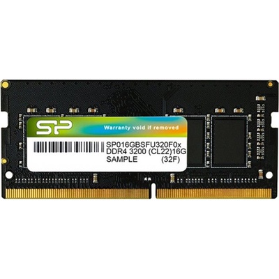  Silicon Power | SP016GBSFU320X02 | 16 GB | DDR4 | 3200 MHz | Notebook | Registered No | ECC No