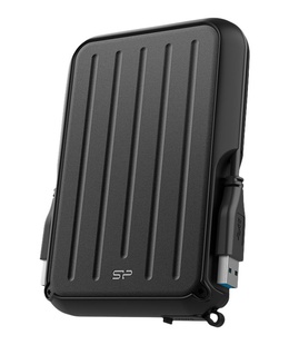  Silicon Power Portable Hard Drive | Armor A66 | 4000 GB | USB 3.2 Gen 1 | Black  Hover