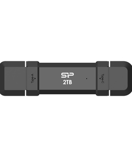  Silicon Power Portable External SSD | DS72 | 2000 GB | USB Type-A/USB Type-C 3.2 Gen 2 | Black  Hover