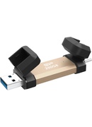  Silicon Power DS72 | 250 GB | USB Type-A/USB Type-C 3.2 Gen 2 | Gold