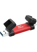  Silicon Power DS72 | 250 GB | USB Type-A/USB Type-C 3.2 Gen 2 | Red