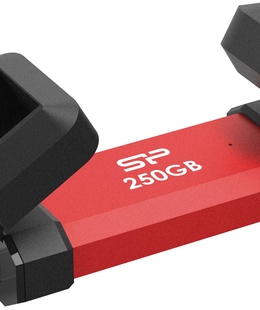  Silicon Power DS72 | 250 GB | USB Type-A/USB Type-C 3.2 Gen 2 | Red  Hover
