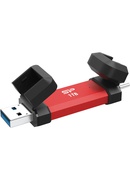  Silicon Power DS72 | 1000 GB | USB Type-A/USB Type-C 3.2 Gen 2 | Red