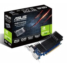  Asus | GF GT730-SL-2GD5-BRK | NVIDIA | 2 GB | GeForce GT 730 | GDDR5 | Cooling type Passive | DVI-D ports quantity 1 | HDMI ports quantity 1 | PCI Express 2.0 | Memory clock speed 5010 MHz | Processor frequency 902 MHz