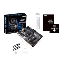  Asus | PRIME B450-PLUS | Processor family AMD | Processor socket AM4 | Memory slots 4 | Number of SATA connectors 6 x SATA 6Gb/s connector(s) | Chipset AMD B | ATX