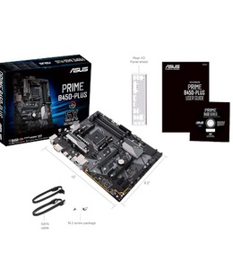  Asus | PRIME B450-PLUS | Processor family AMD | Processor socket AM4 | Memory slots 4 | Number of SATA connectors 6 x SATA 6Gb/s connector(s) | Chipset AMD B | ATX  Hover