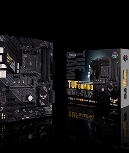  Asus | TUF GAMING B550-PLUS | Processor family AMD | Processor socket AM4 | DDR4 | Memory slots 4 | Chipset AMD B | ATX  Hover