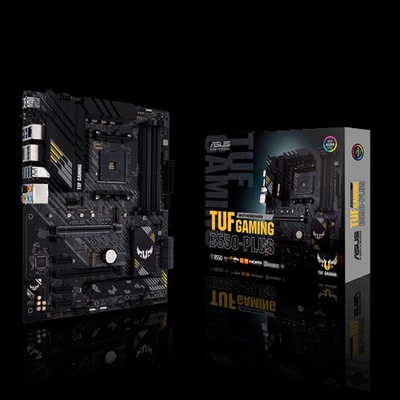  Asus | TUF GAMING B550-PLUS | Processor family AMD | Processor socket AM4 | DDR4 | Memory slots 4 | Chipset AMD B | ATX