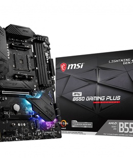  MSI | MPG B550 GAMING PLUS | Processor family AMD | Processor socket AM4 | DDR4 | Memory slots 4 | Chipset AMD B | ATX  Hover