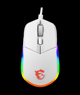 Pele MSI | Clutch GM11 | Optical | Gaming Mouse | White | Yes  Hover