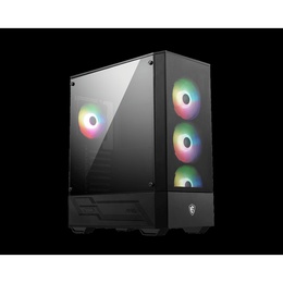  MSI | PC Case | MAG FORGE 112R | Side window | Black | Mid-Tower | Power supply included No | ATX