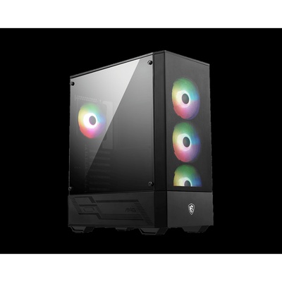  MSI | PC Case | MAG FORGE 112R | Side window | Black | Mid-Tower | Power supply included No | ATX