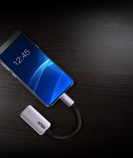  Aten | USB-C to HDMI 4K Adapter | HDMI Female | USB-C Male | USB-C to HDMI  Hover