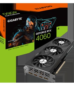  Gigabyte | GV-N4060GAMING OC-8GD 1.0 | NVIDIA | 8 GB | GeForce RTX 4060 | GDDR6 | HDMI ports quantity 2 | PCI-E 4.0 | Memory clock speed 17000 MHz  Hover