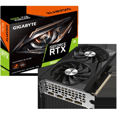  Gigabyte | GV-N3050WF2OCV2-8GD | NVIDIA | 8 GB | GeForce RTX 3050 | GDDR6 | HDMI ports quantity 2 | PCI-E 4.0 | Memory clock speed 1792 MHz