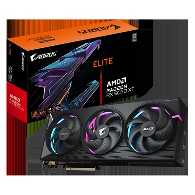  Gigabyte | AORUS Radeon RX 9070 XT ELITE 16G | AMD | 16 GB | Radeon RX 9070 XT | HDMI ports quantity 1 | PCI-E 5.0