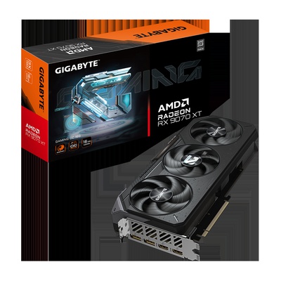  Gigabyte Radeon RX 9070 XT GAMING OC 16G | AMD | 16 GB | Radeon RX 9070 XT | HDMI ports quantity 2 | PCI-E 5.0