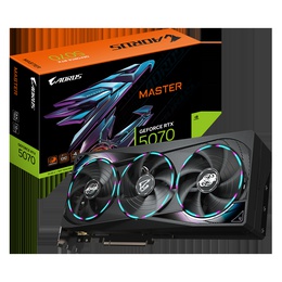  Gigabyte AORUS GeForce RTX 5070 MASTER 12G | NVIDIA | 12 GB | GeForce RTX 5070 | HDMI ports quantity 1 | PCI-E 5.0
