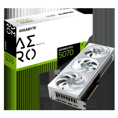  Gigabyte GeForce RTX 5070 AERO OC 12G | NVIDIA | 12 GB | GeForce RTX 5070 | HDMI ports quantity 1 | PCI-E 5.0